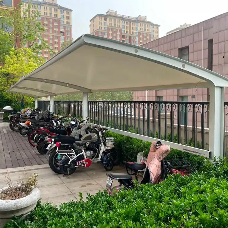 磴口县膜结构电动车棚